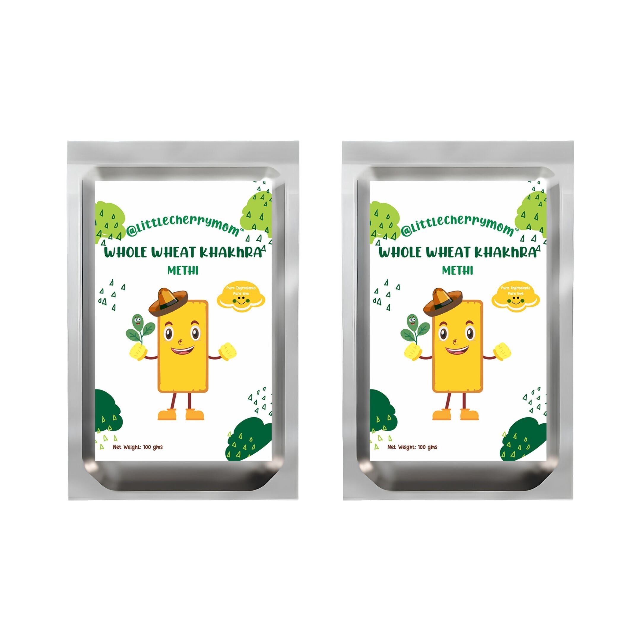 Littlecherrymom Whole Wheat Khakhra ?Methi | Grab2Buy