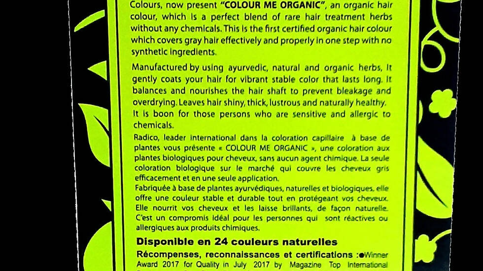 Radico Organic Hair Colour-Dark Brown | Grab2Buy