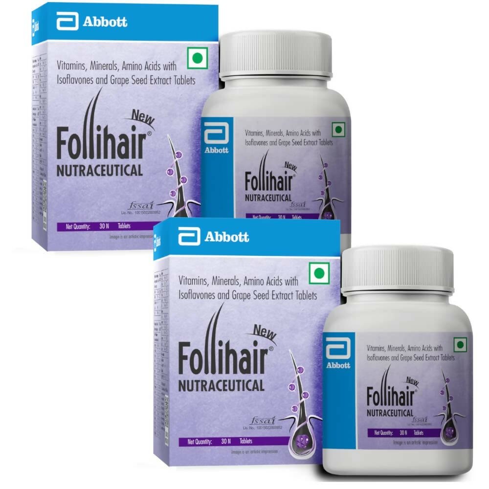 Abbott New Follihair Tablets, For Hair Growth | Grab2Buy