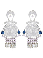 Joban Fashion Women Handcrafted Silver Tone Earrings | Grab2Buy