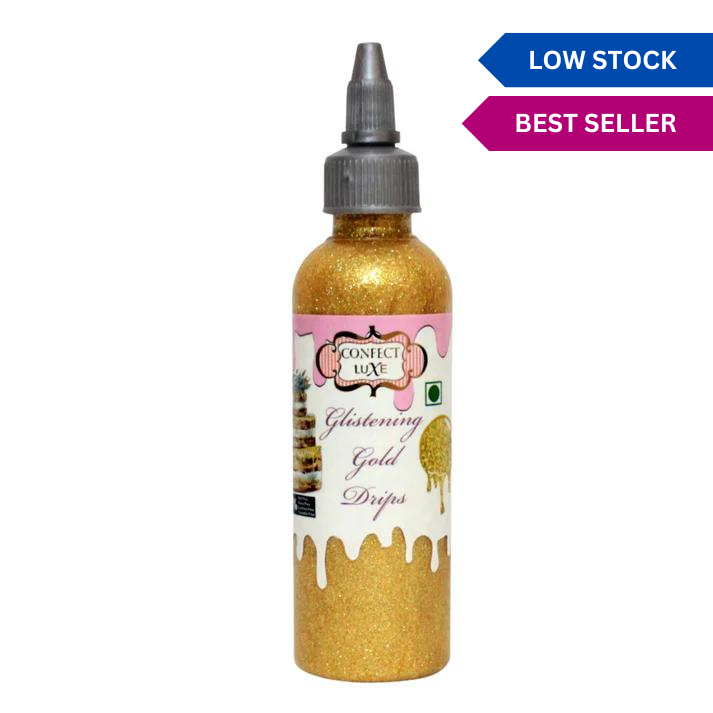 Confect Glistening Gold | Edible Drips | Grab2Buy