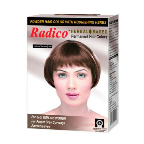 Radico Natural Herbal Based Permanent Hair Color - Brown | Grab2Buy