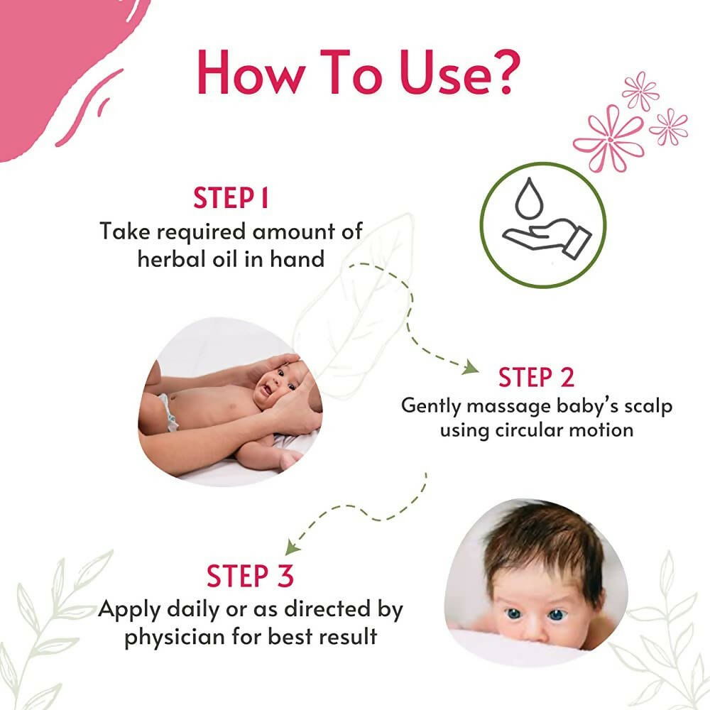 Pokonut Herbal Chemical Free Baby Hair Oil | Grab2Buy