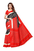 Vamika Red Kalamkari With Jhalar Khadi Silk Saree In Latest Fashion | Grab2Buy