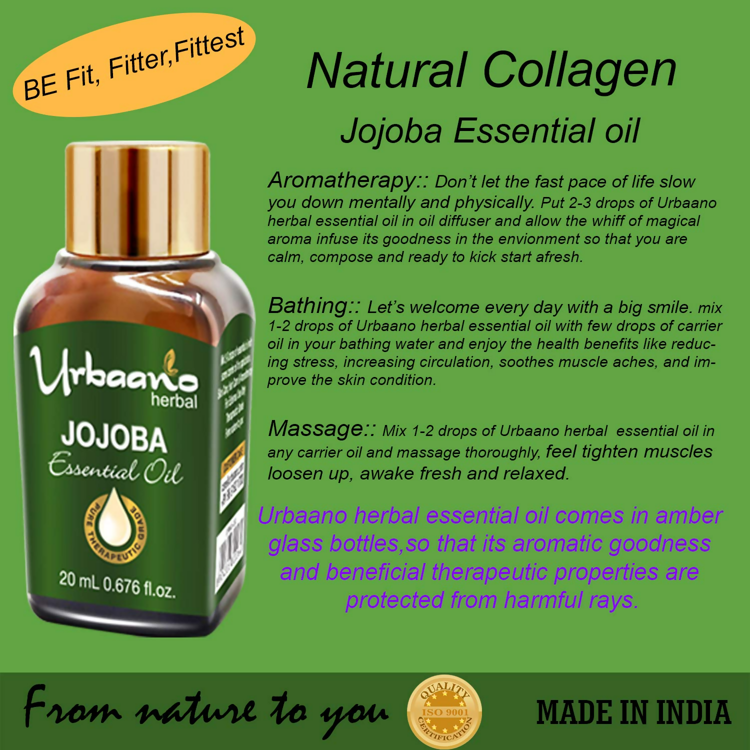 Urbaano Herbal Jojoba Essential Oil | Grab2Buy