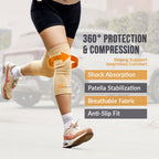 Orth-Rem Knee Cap Support For Men & Women (Pair) Knee Brace Pain Relief