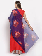 Myshka Women's Red Cotton Solid Sleeveless Round Neck Casual Kurta Dupatta Set | Grab2Buy