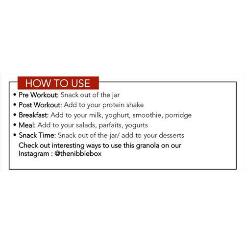 Thenibblebox Cranberry Queue Granola | Grab2Buy