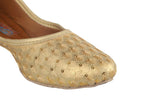 Tiny Bugs Girls Sequin Detailing Ethnic Juttis - Gold | Grab2Buy