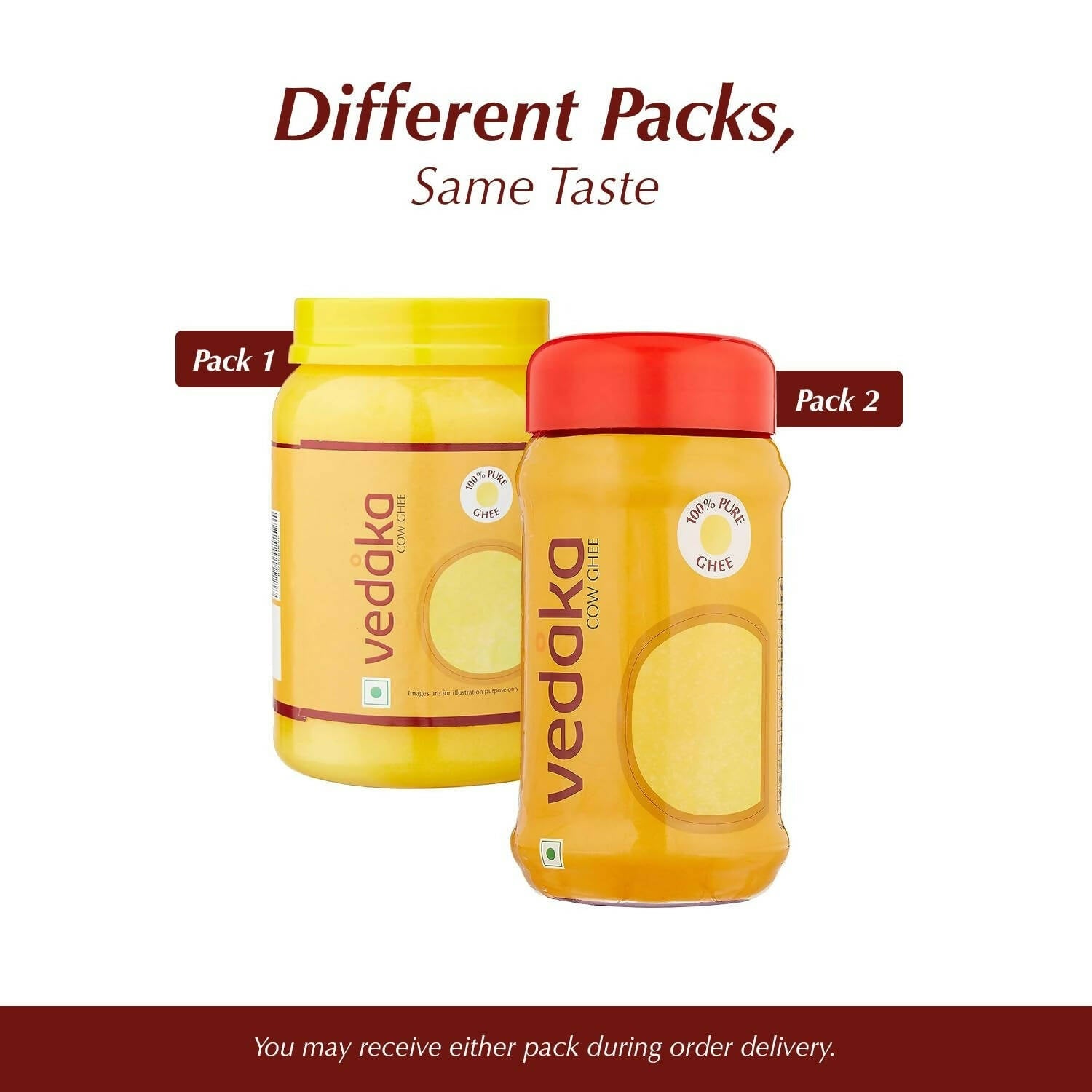 Vedaka Desi Cow Ghee with Rich Aroma | Bilona Method | Hand-Curd-Churned | Traditional, Pure, Natural & Healthy | Grab2Buy