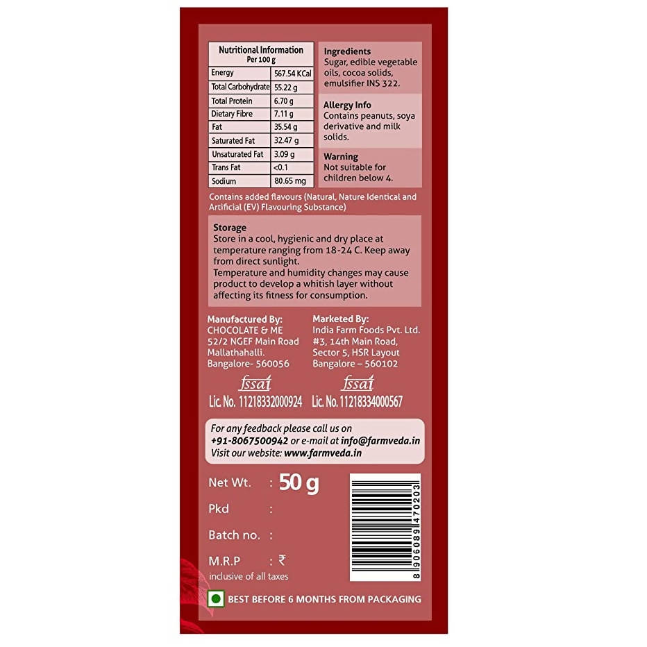 Farmveda Roasted Peanut Chocolate | Grab2Buy