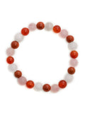 Red Carnelian, Amathyst Beads Bracelet - Ruby Raang | Grab2Buy