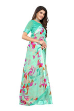 Vamika Green Linen Satin Border Saree | Grab2Buy