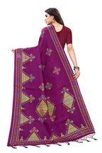 Vamika Wine Red Kalamkari Print With Jhalar Khadi Silk Saree (KITE WINE) | Grab2Buy