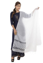 Mominos Fashion White Buta Cut Dupatta | Grab2Buy