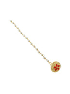 NVR Women's Trending Stylish Gold-Polished Maang Tikka | Grab2Buy
