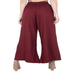 Lagi Women's Maroon Solid Palazzo (PLZ04I) | Grab2Buy