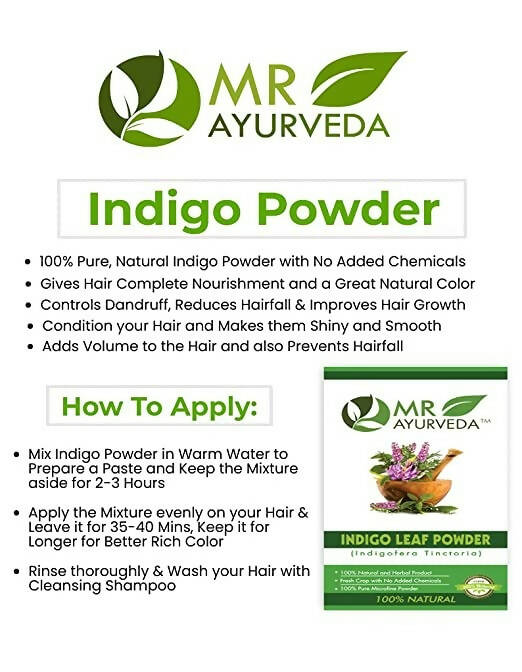 MR Ayurveda Indigo Leaf Powder | Grab2Buy