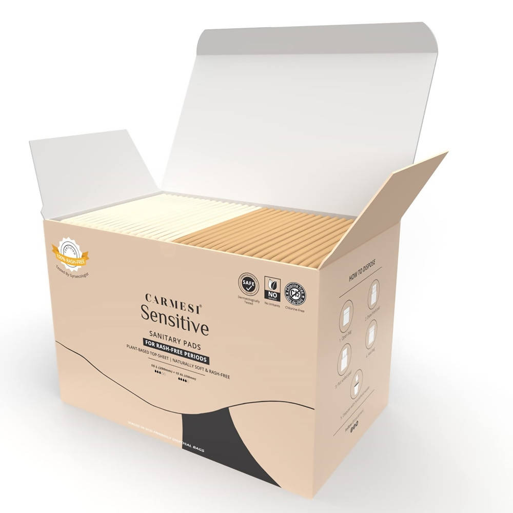 Carmesi Sensitive - Sanitary Pads for Rash-Free Periods | Grab2Buy