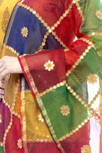 Mominos Fashion Multi Gota Box Dupatta | Grab2Buy