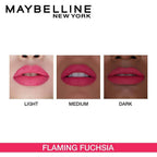 Maybelline New York Color Sensational Creamy Matte Lipstick / 630 Flaming Fuchsia