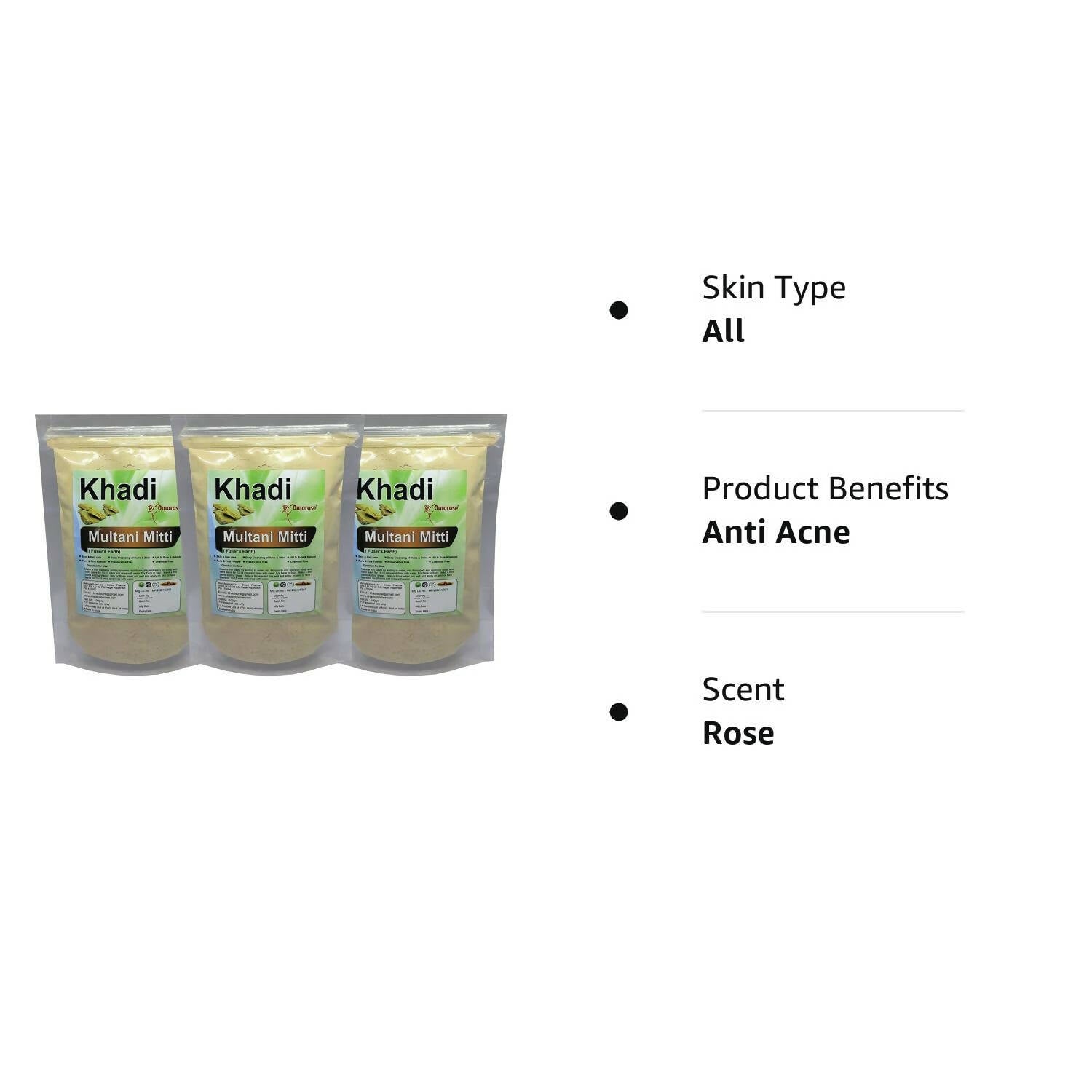 Khadi Omorose Multani Mitti Powder | Grab2Buy