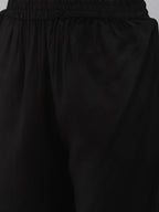 Yufta Women Black Yoke Design Thread Work Kurta with Trouser | Grab2Buy