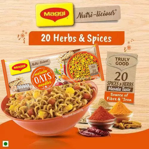 Maggi Nutri-Licious Masala Oats Noodles | Grab2Buy
