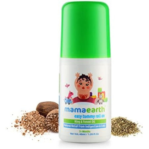 Mamaearth Easy Tummy Roll On For Relieves Tummy Discomfort & Soothes Gas Pain | Grab2Buy