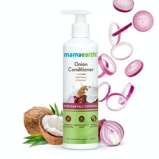 Mamaearth Onion Conditioner For Hair Fall Control | Grab2Buy