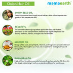 Mamaearth Onion Hair Oil With Onion & Redensyl For Hair Fall Control | Grab2Buy