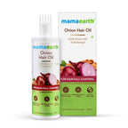 Mamaearth Onion Hair Oil With Onion & Redensyl For Hair Fall Control | Grab2Buy