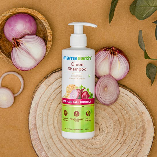 Mamaearth Onion Shampoo For Hair Fall Care | Grab2Buy