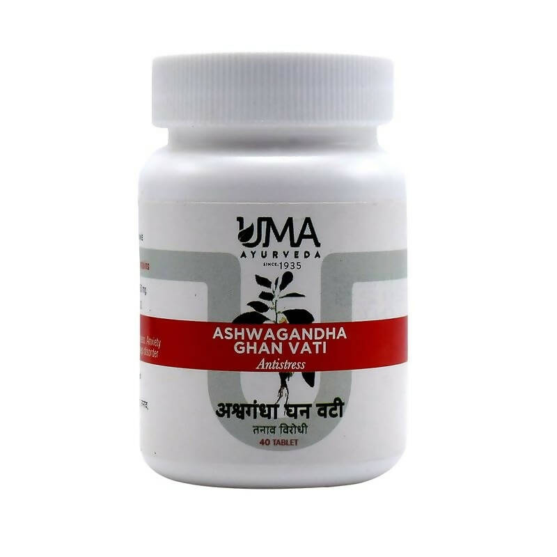 Uma Ayurveda Ashwagandha Ghan Vati Tablets | Grab2Buy