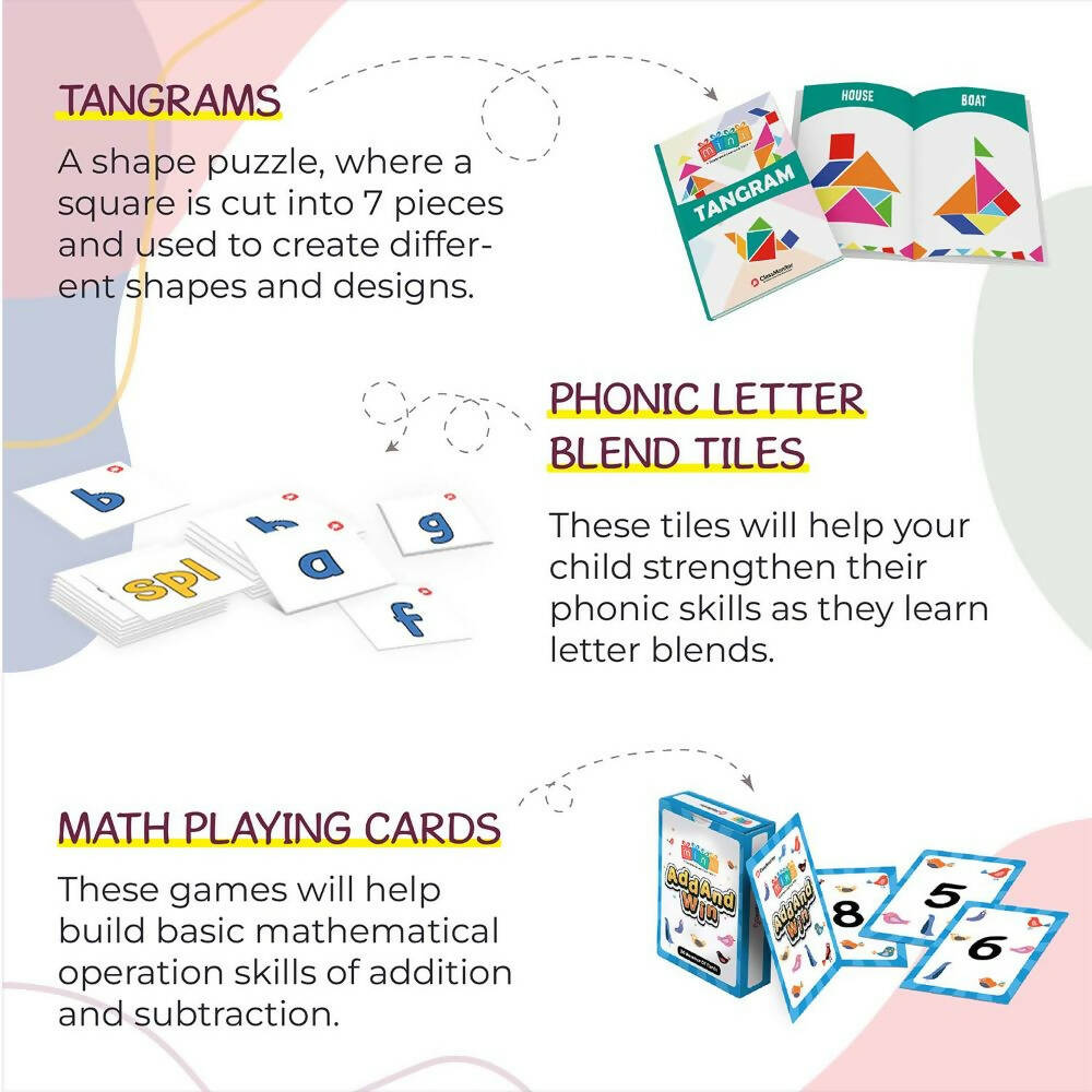ClassMonitor Mini Learning Kit with Free Mobile App 14+ Learning & Education Topics for Preschool Learning Activities for Age 3 - 5 Years | Grab2Buy