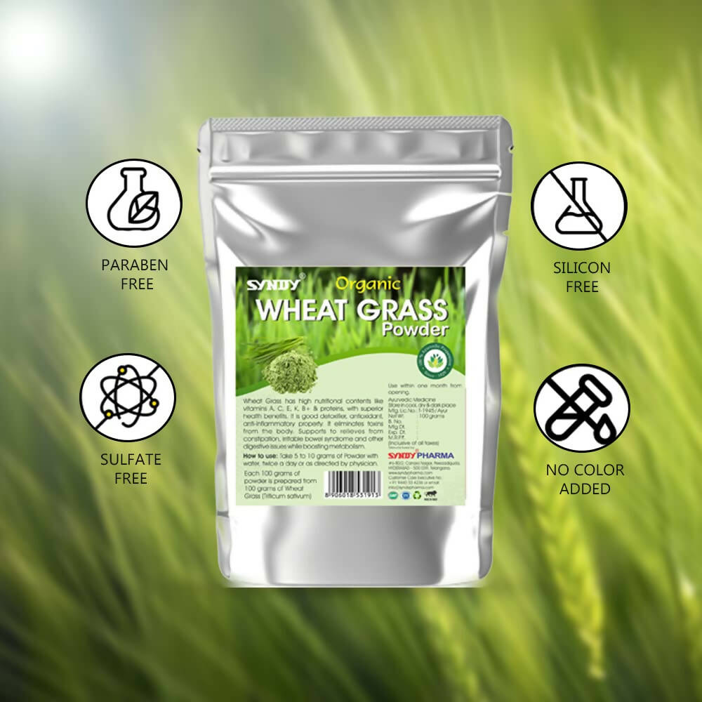 Syndy Pharma Organic Wheat Grass Powder | Grab2Buy