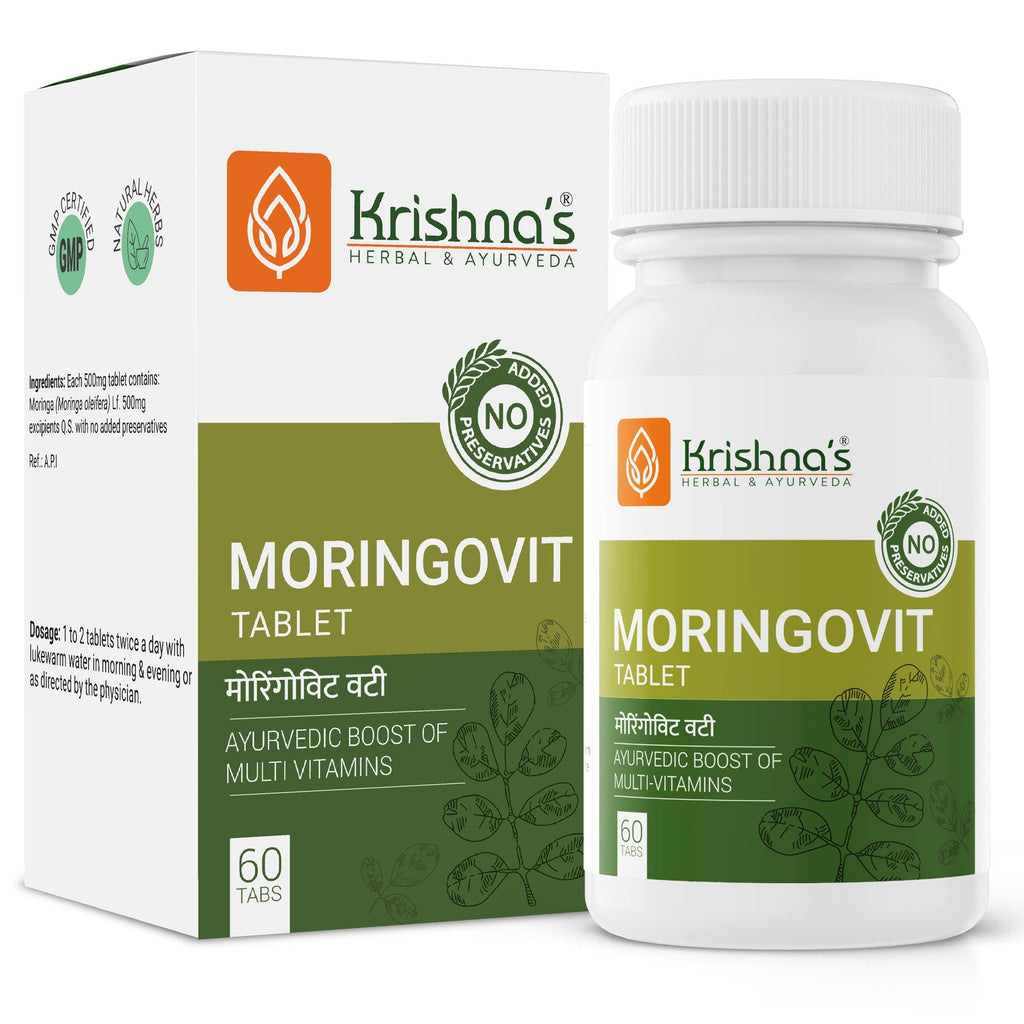Krishna'S Herbal & Ayurveda Moringovit Tablets | Grab2Buy