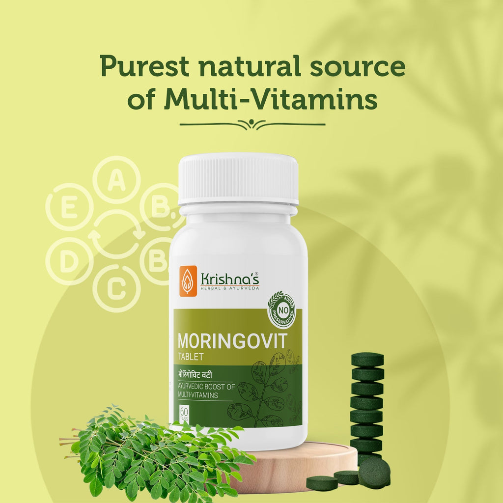 Krishna'S Herbal & Ayurveda Moringovit Tablets | Grab2Buy