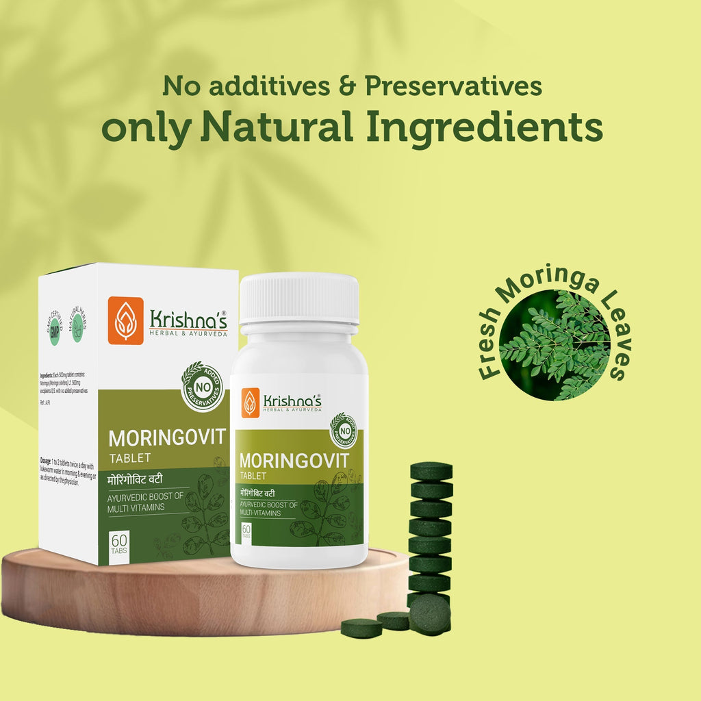 Krishna'S Herbal & Ayurveda Moringovit Tablets | Grab2Buy