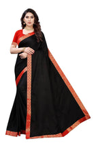 Vamika Black Dola Silk Border Saree (Kirti Black) | Grab2Buy