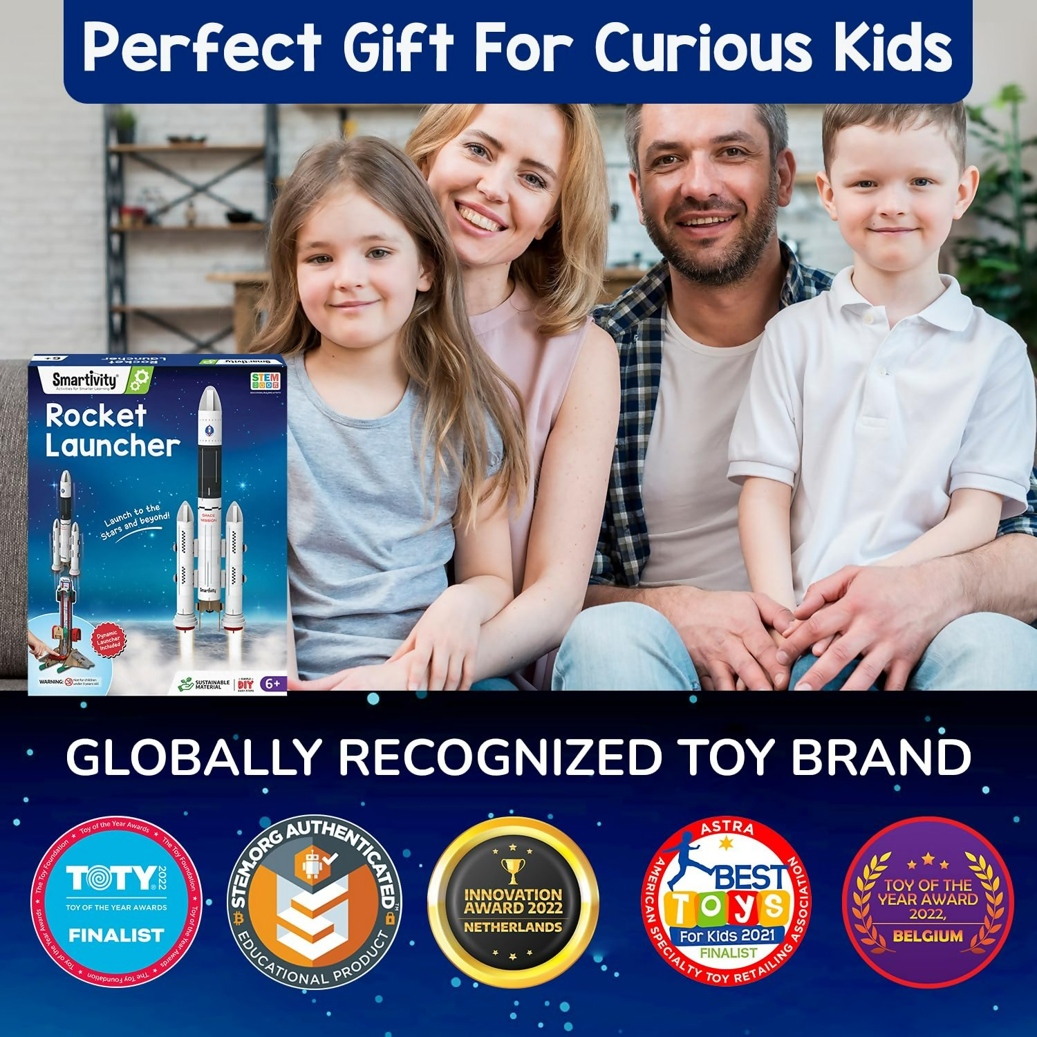 Smartivity Rocket Launcher Kit for Kids 6, 7, 8, 9, 10, 11, 12 Years Old | Grab2Buy