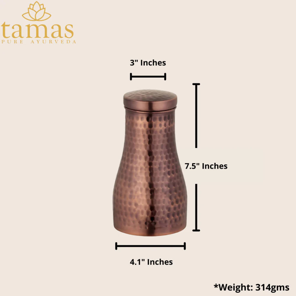 Tamas Hammered Antique Copper Water Jar | Grab2Buy