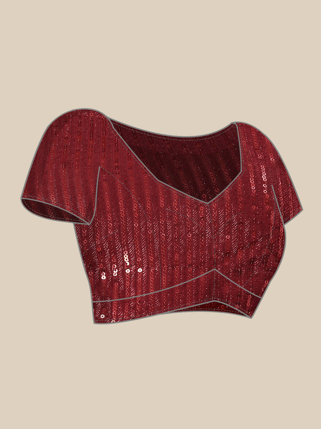 Maroon Woven Design Net Saree with Blouse Piece - Kalamkari | Grab2Buy
