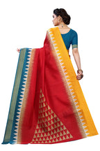 Vamika Maroon Linen Jari Border Saree Online At Low Price | Grab2Buy