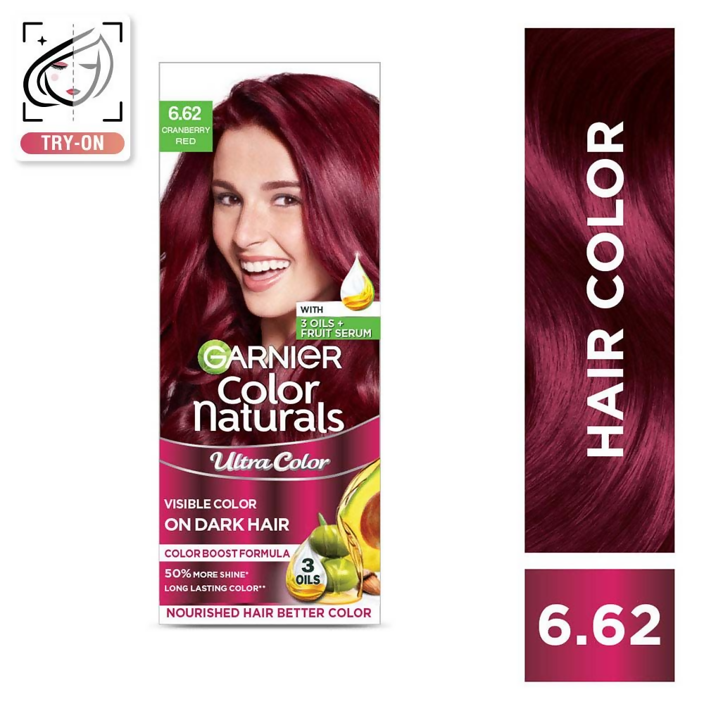 Garnier Color Naturals Hair Color - 6.62 Cranberry Red | Grab2Buy