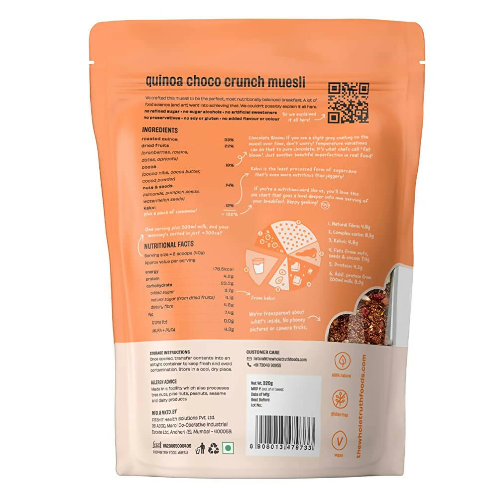The Whole Truth Quinoa Choco Crunch Muesli | Grab2Buy