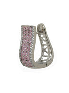 Pink Hoops Earrings- Ruby Raang | Grab2Buy