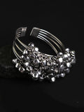 Mominos Fashion Johar Kamal Oxidised Silver Ghungroo Bracelet | Grab2Buy