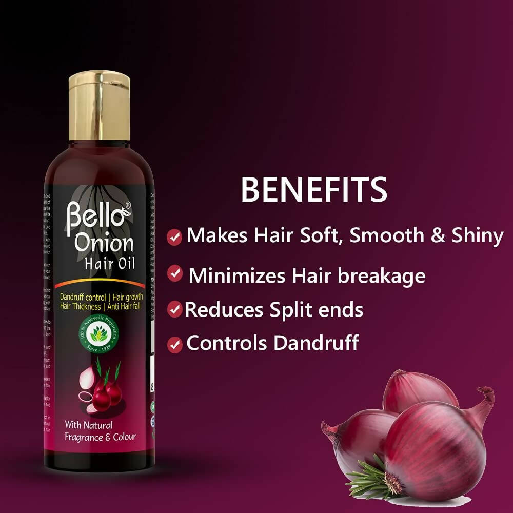 Bello Herbals Onion Hair Oil | Grab2Buy