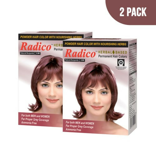 Radico Natural Herbal Based Permanent Hair Color - Burgundy | Grab2Buy